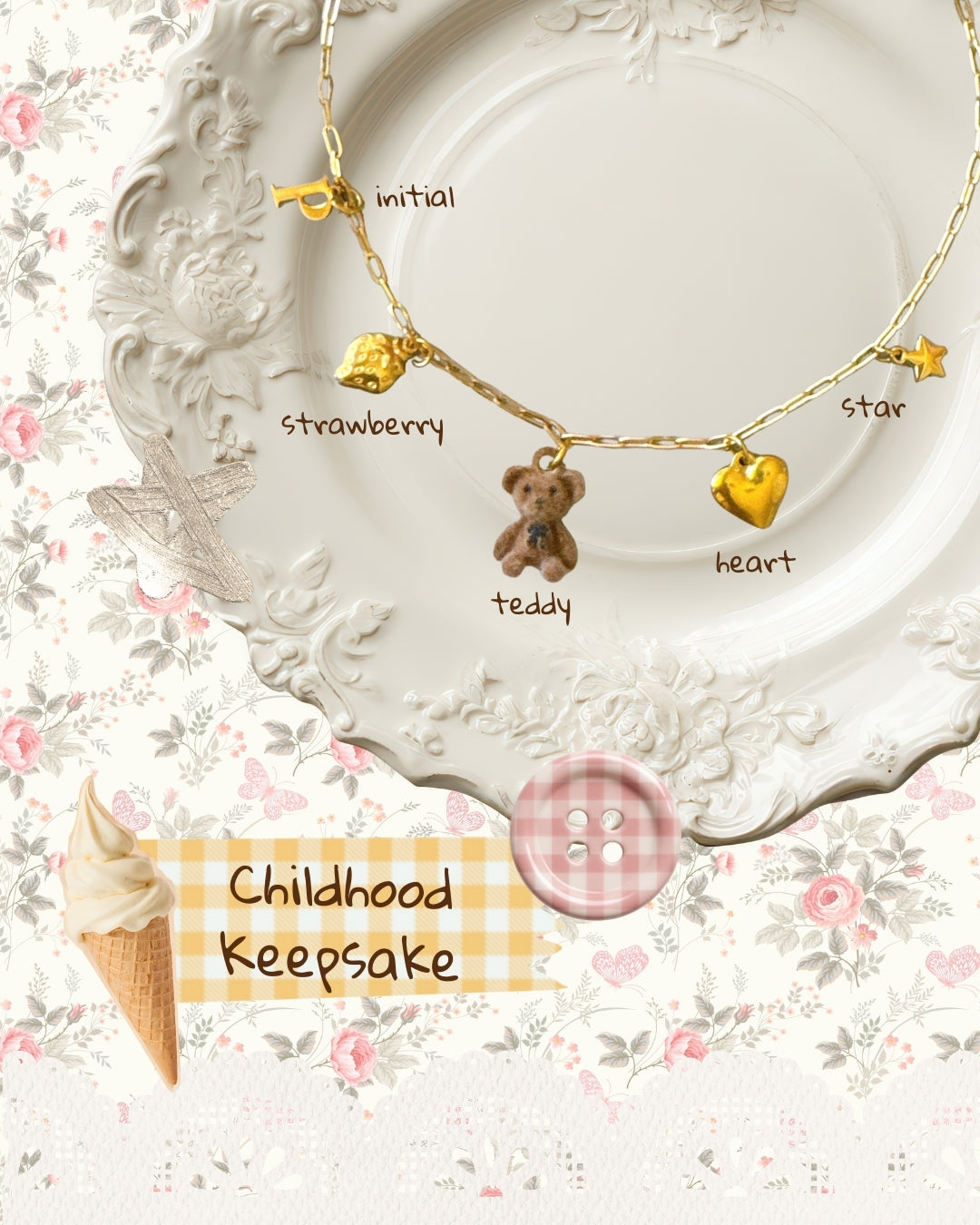 Childhood Keepsake Pre-charm Design Your Own Charms Necklaces