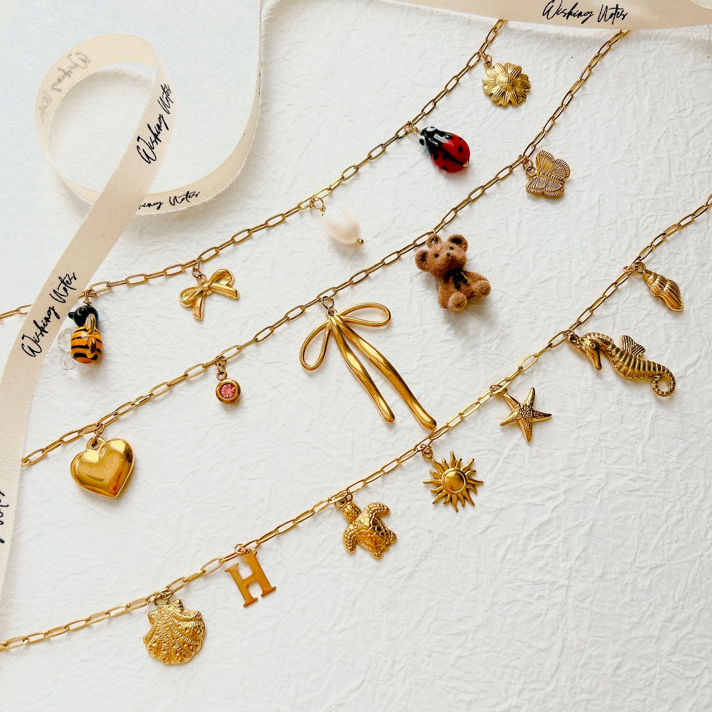 Abby Design your own Charms Necklaces (Large PaperClip)