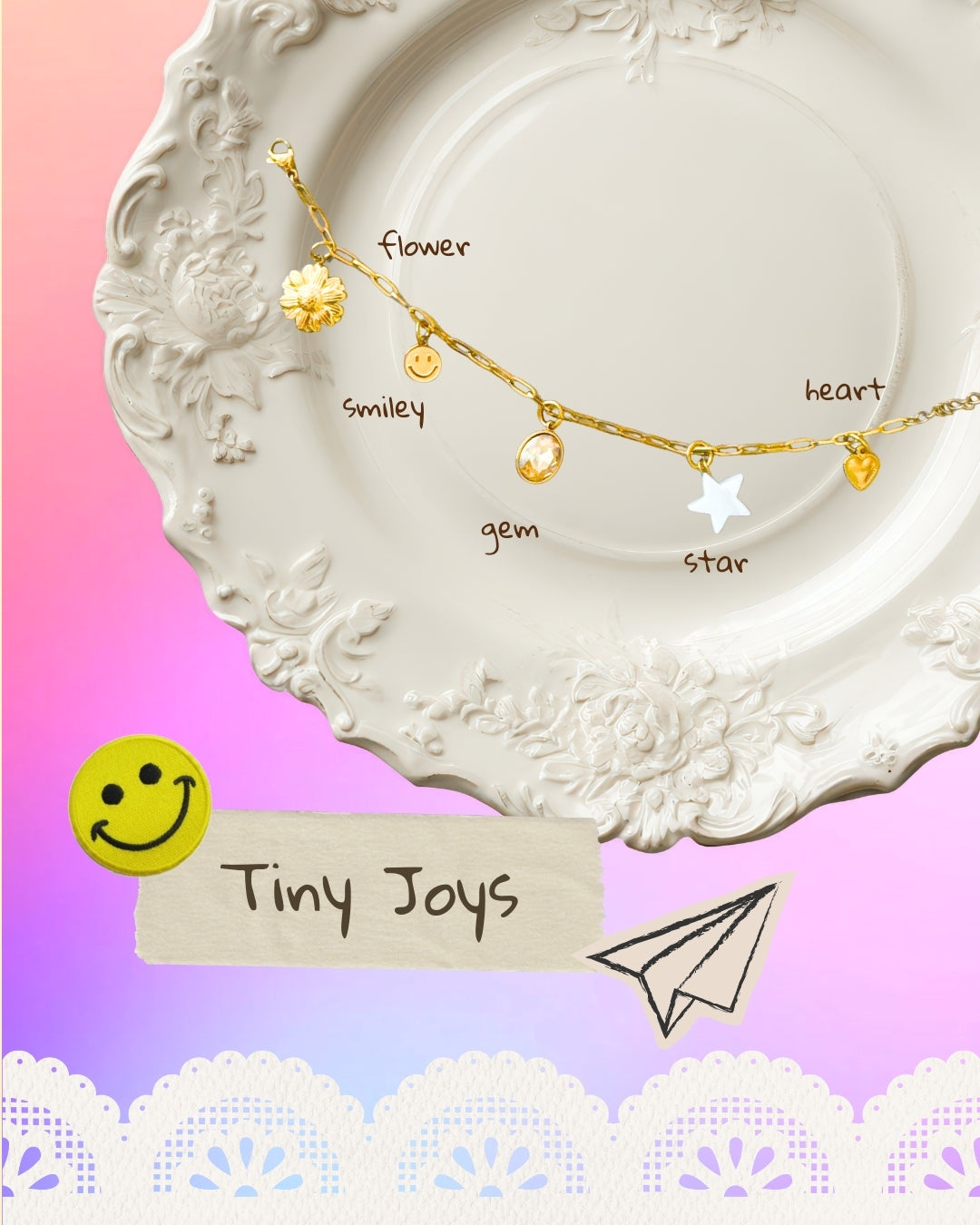 Tiny Joys Pre-charm Design Your Own Charms Necklaces