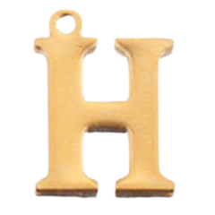 Alphabet – Classic H Gold