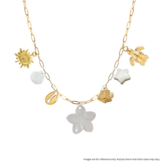 Ocean Whisper Pre-charm Design Your Own Charms Necklaces