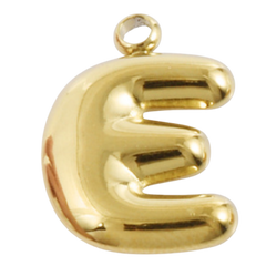 Alphabet – Bubble E Gold