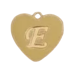 Alphabet – Heart E Gold