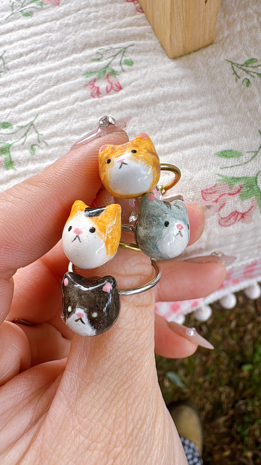 Cat Ring (Handmade & Personalised)