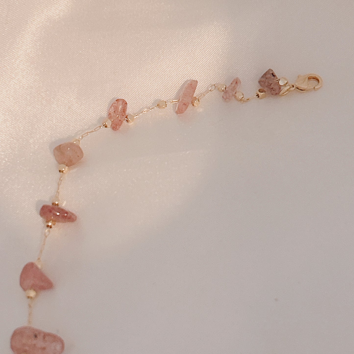 Alba Strawberry Quartz Bracelet