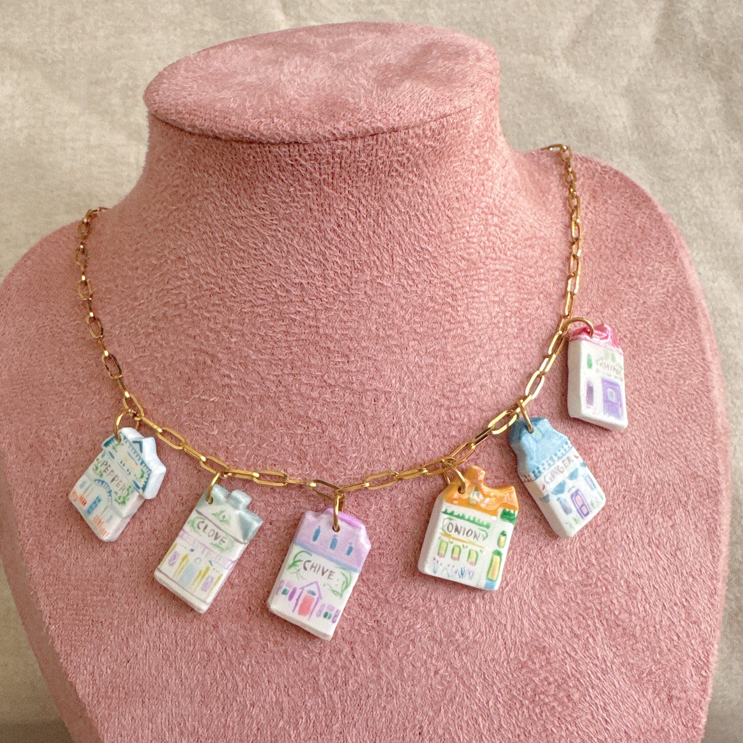 Herbs House Charms Necklace