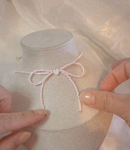 Hannah Bow Necklace