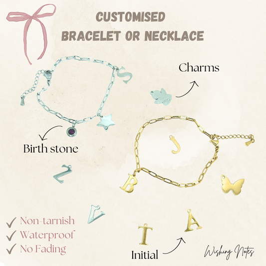 Customised Necklace Paperclip Chain