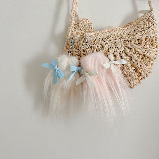 Furry baby Bag Charm