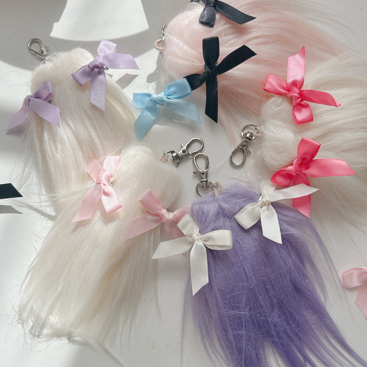 Furry baby Bag Charm