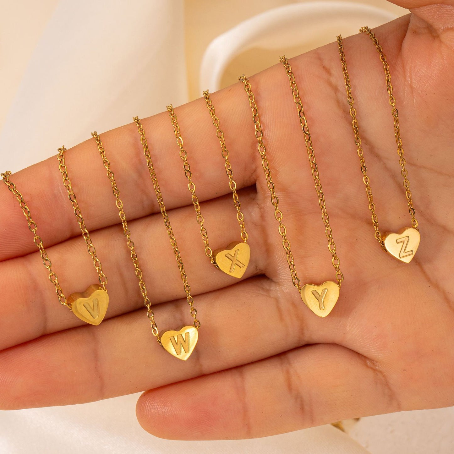 Aria Customised Letters Charms Necklaces