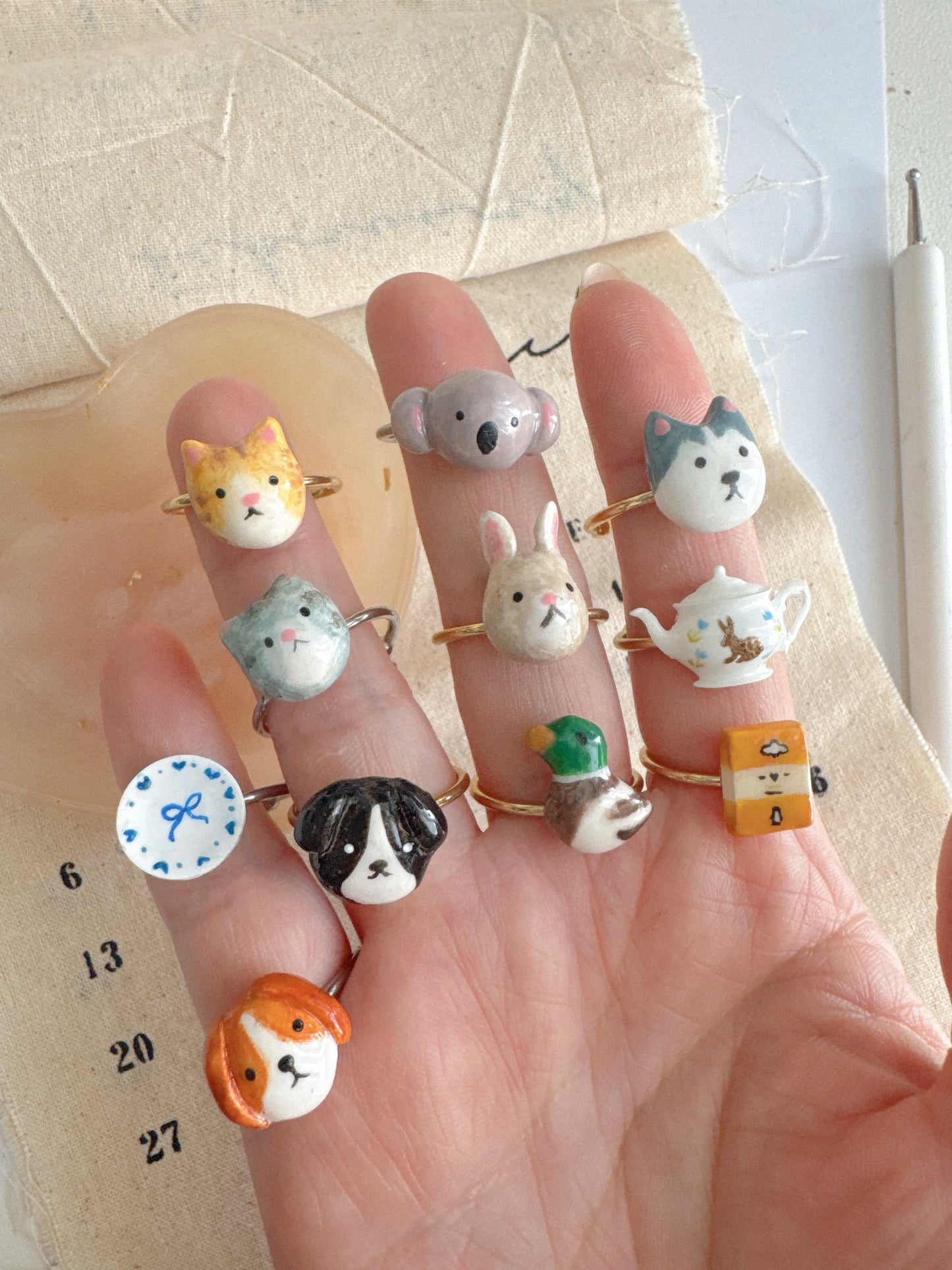 Dog Ring (Handmade & Personalised)