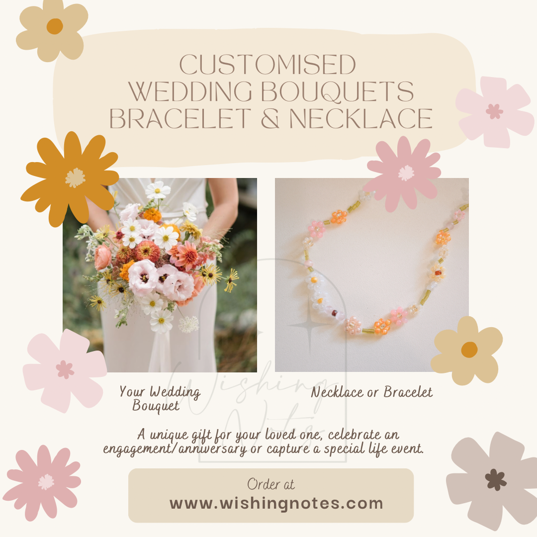Customised Wedding Bouquet Jewellery