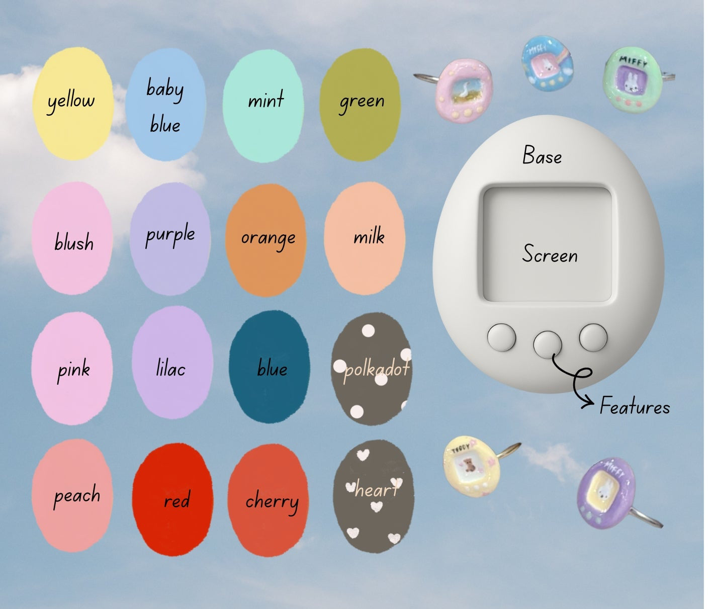 Tamagotchi Ring (Personalised)