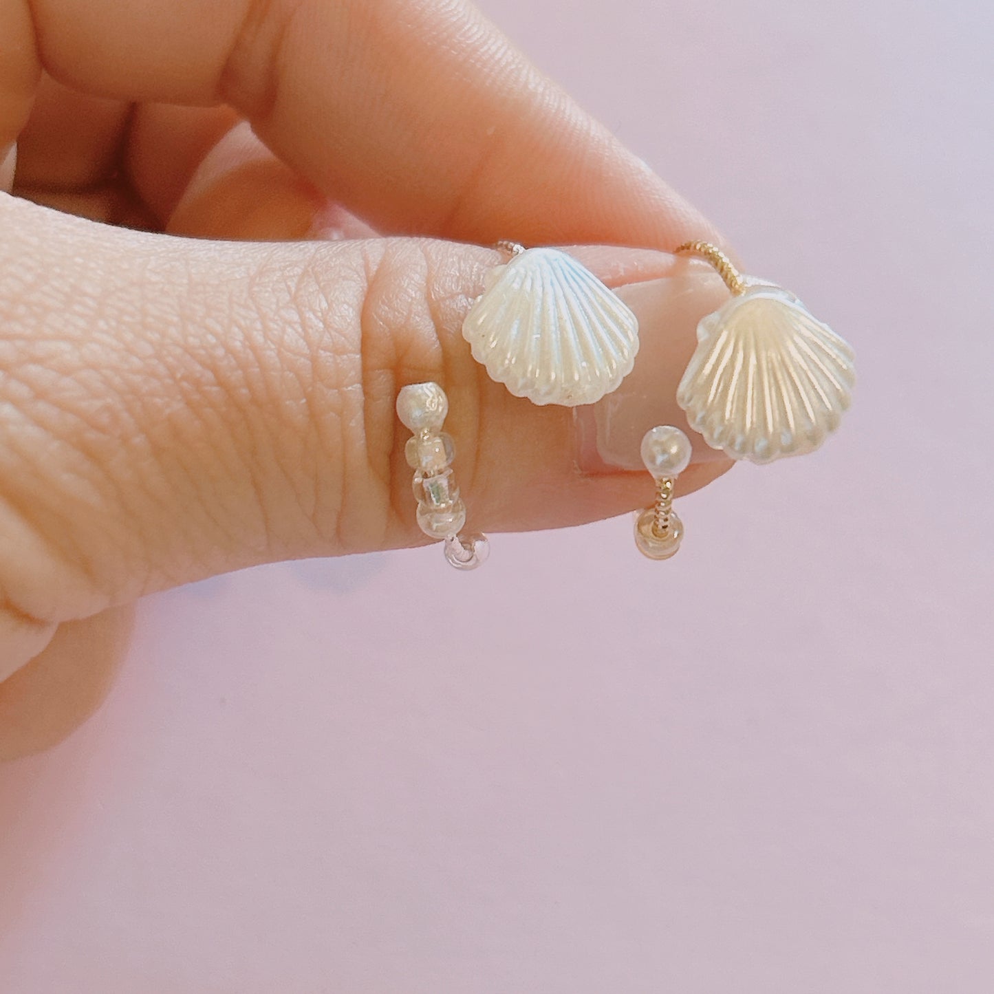 Anxiety Ring, Bailey Seashell Beaded Rings