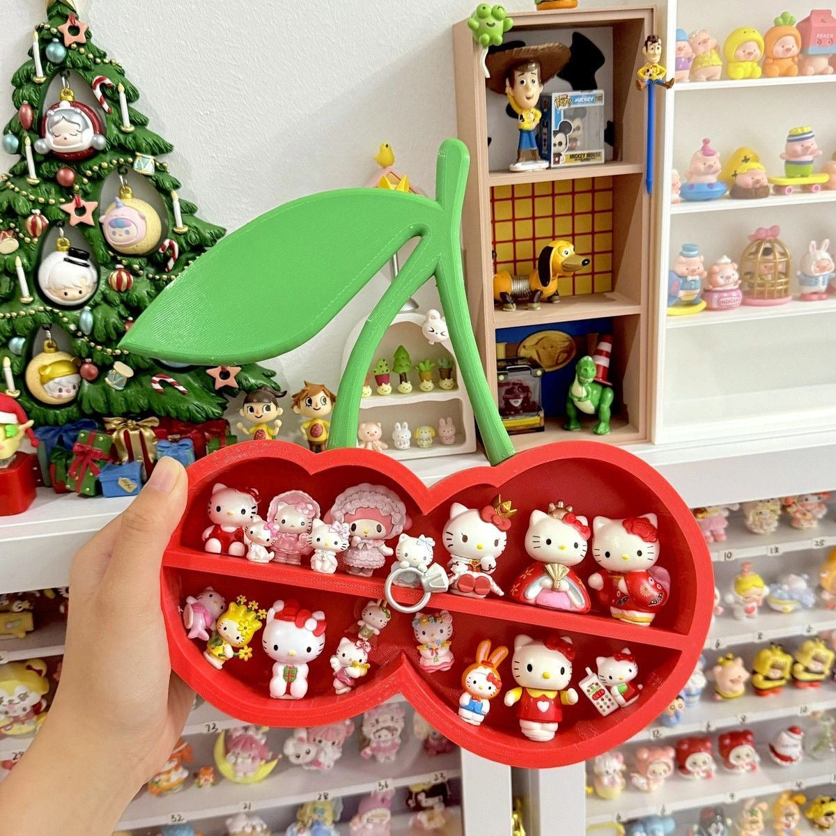 Cherry mini figures organiser