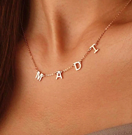 MAMA Initial Charms Necklaces Personalised