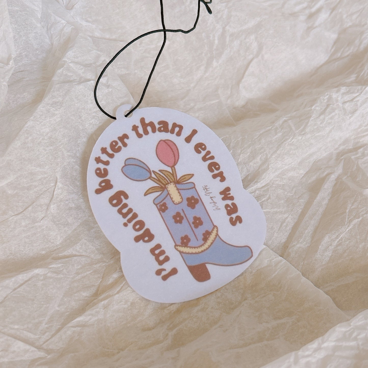 Air Fresheners Floral Boots, gift for her