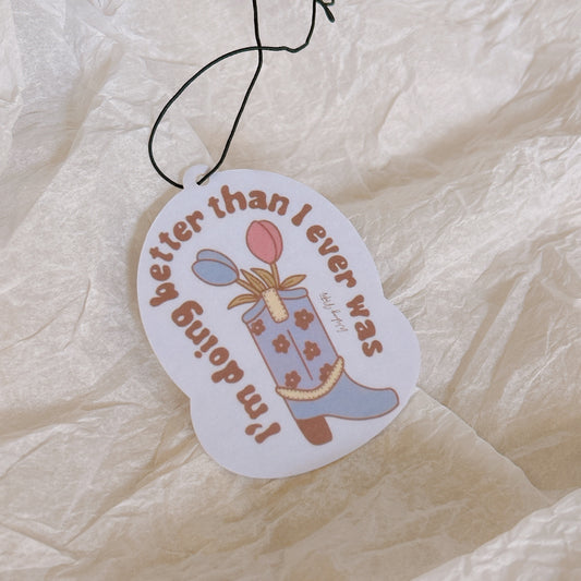 Air Fresheners Floral Boots, gift for her