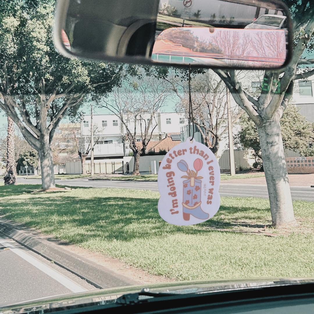 Air Fresheners Floral Boots, gift for her