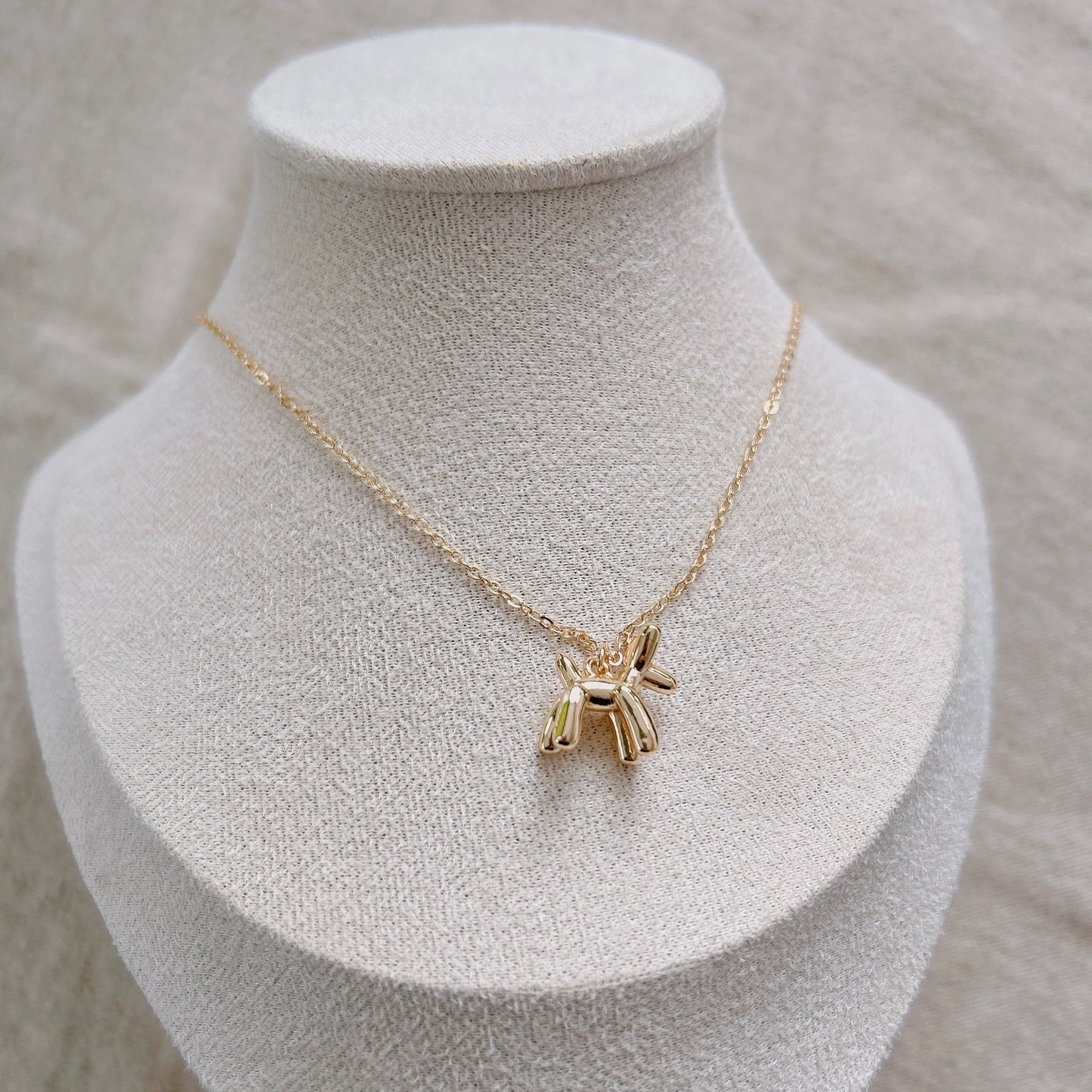 Gold Dog Necklace