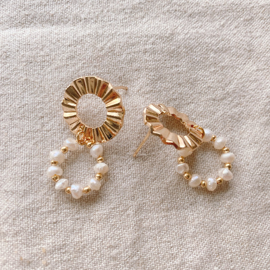 Gia Freashwater Pearl Earring