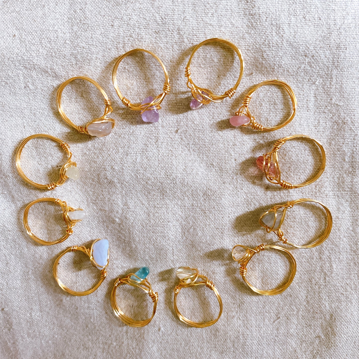 Crystal Wired Ring