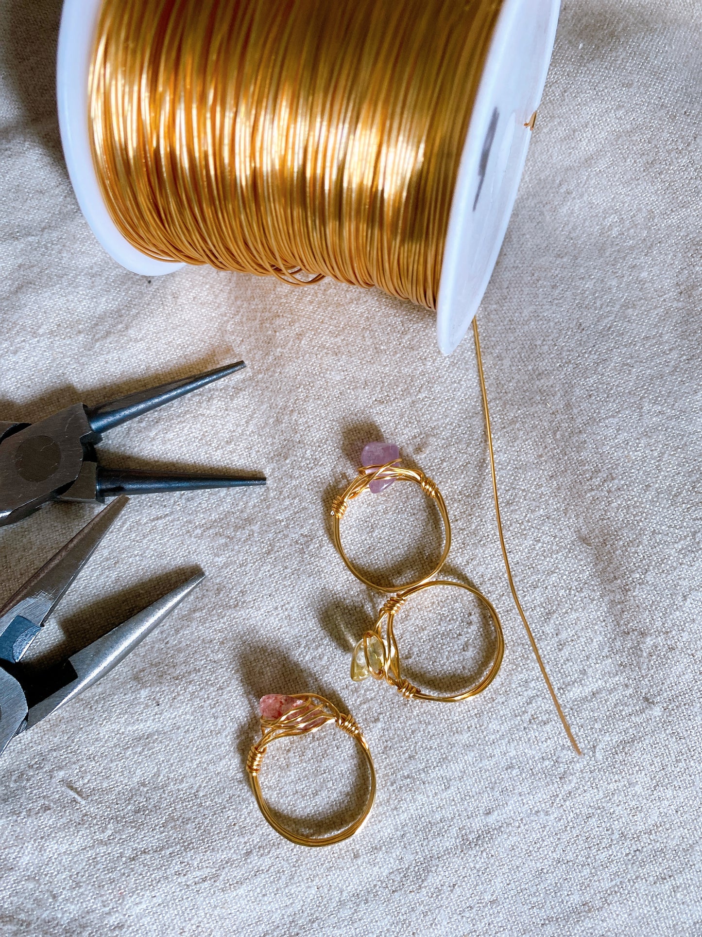 Crystal Wired Ring